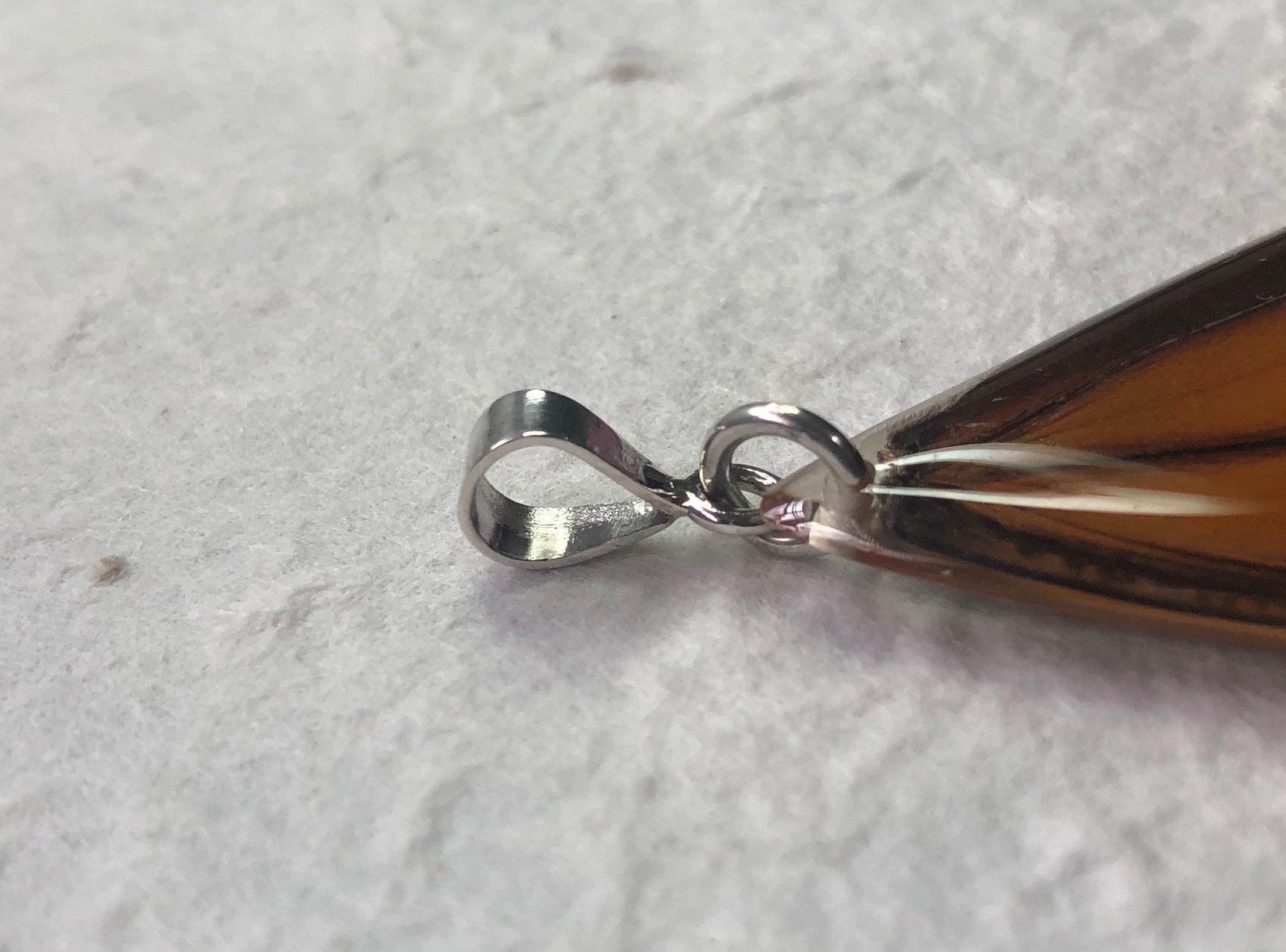 Monarch Pendant. Sterling Silver