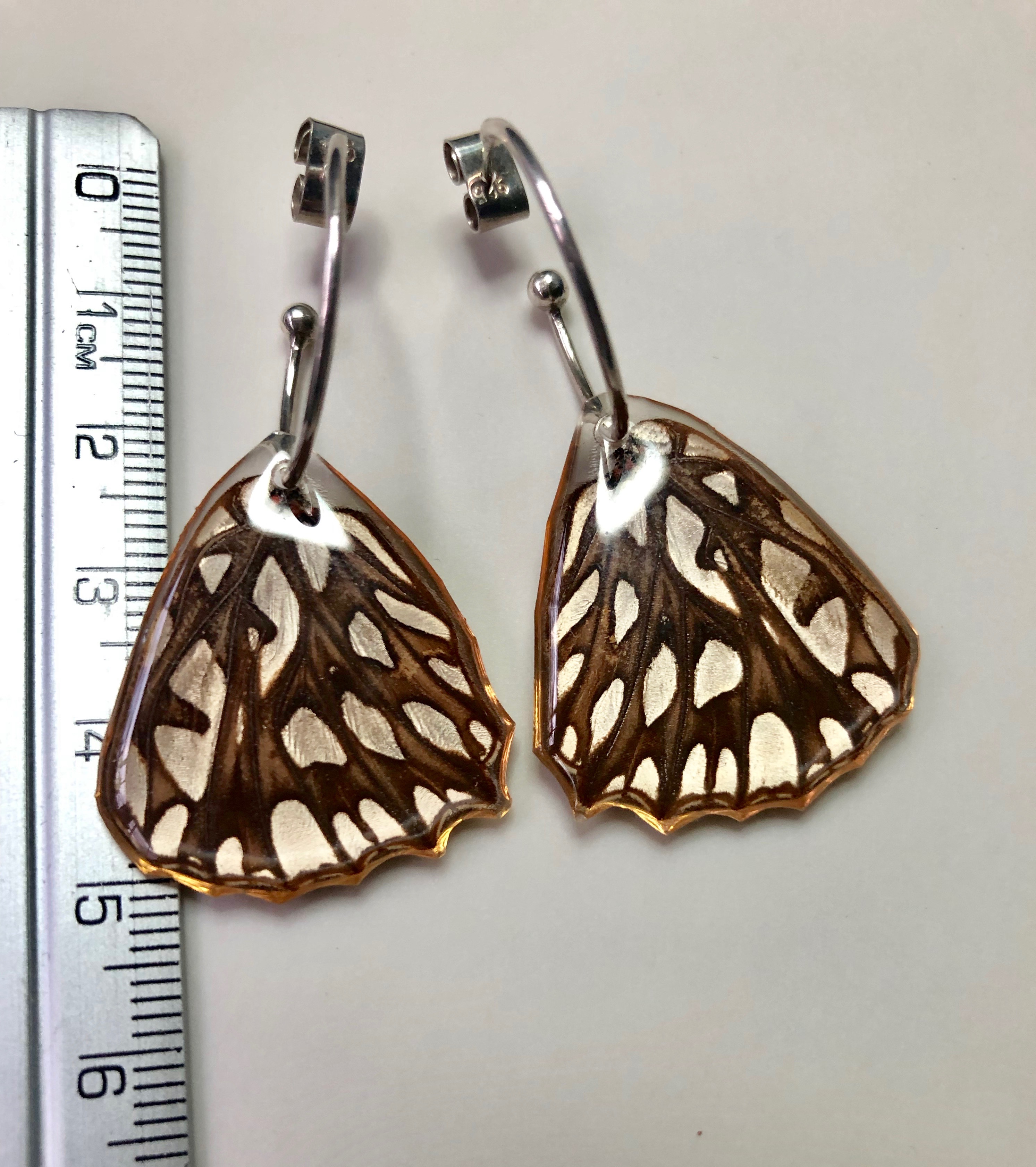 Silver Spot Earrings, Sterling Silver Hoops. 3 in one.